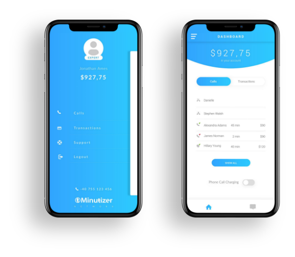 Pay Per Minute Mobile App Development Agency iOS and Android