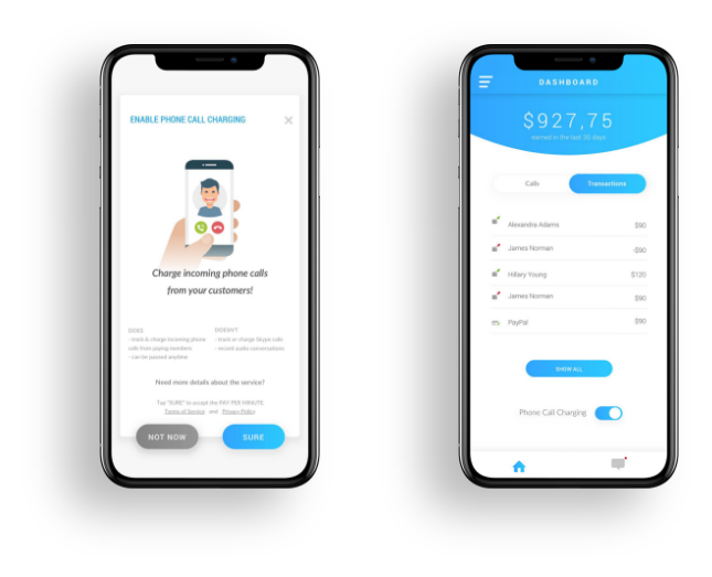 Pay Per Minute Mobile App Development Agency iOS and Android